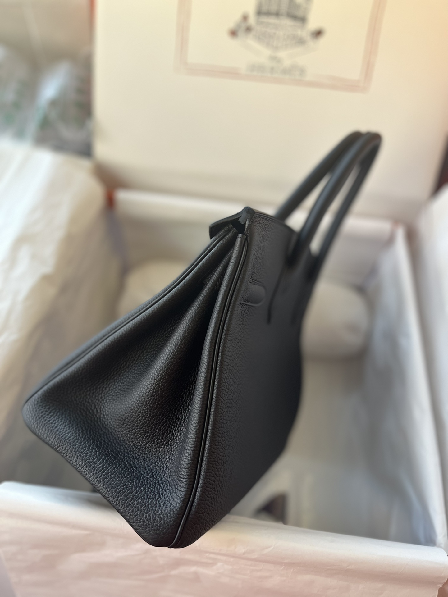 에르메스 버킨백30 블랙 금장